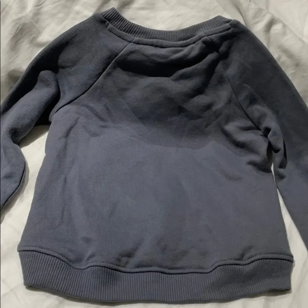 Gymboree 4 grey hi low hemline firework sweatshirt